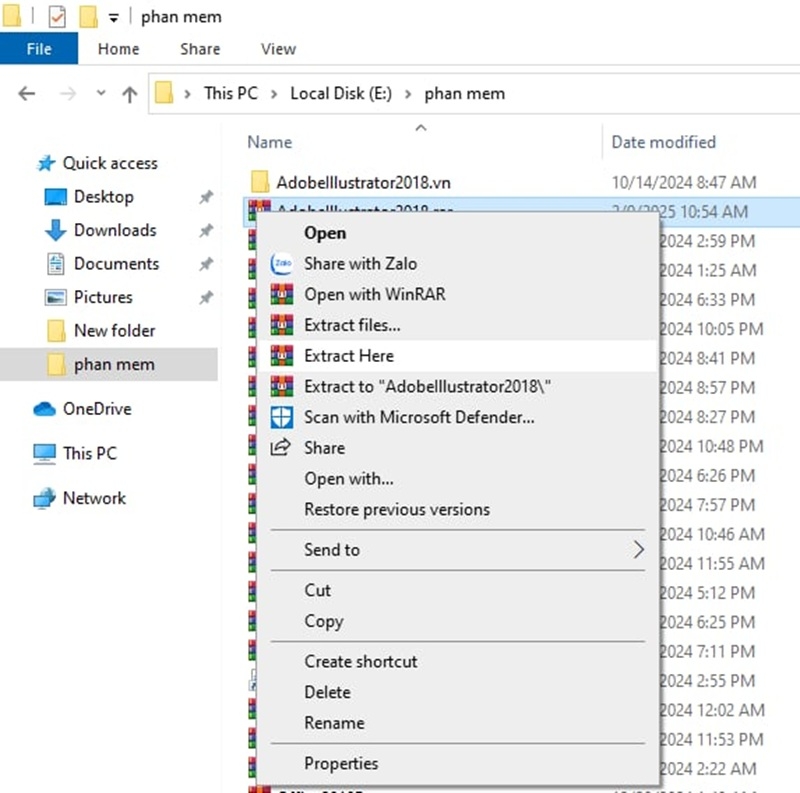 Tải bản AI CC 2018 uy tín, giải nén và chạy file Setup.exe để cài