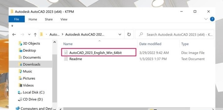 Giải nén tệp bằng WinRAR/7-Zip hoặc mở .ISO để tạo ổ đĩa ảo