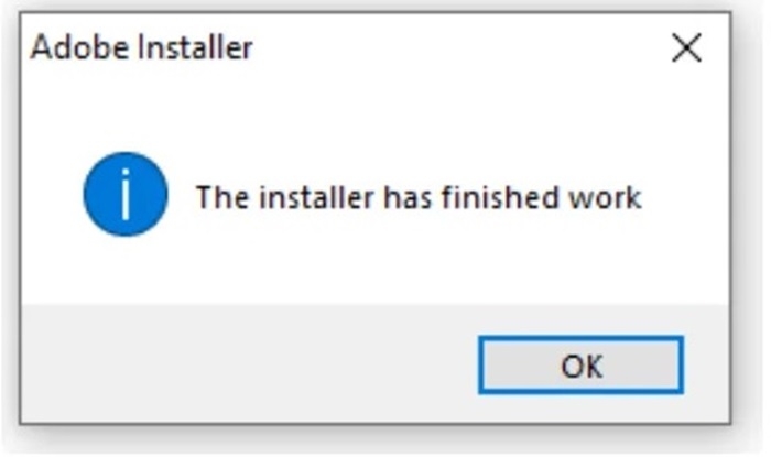 Chờ 15-30 phút, cài xong nhấn OK để hoàn tất