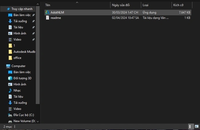 Nhấn Finish, chạy AdskNLM.exe với quyền admin, mở Autocad LT và kích hoạt