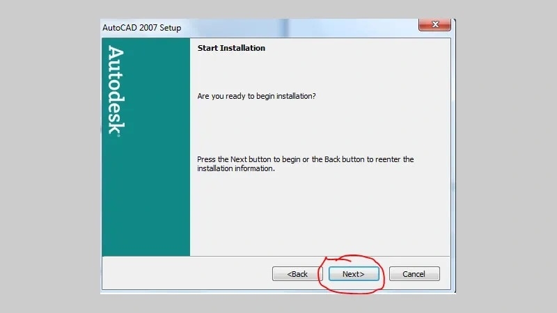 Nhấn "Next" để cài đặt và chờ vài phút, tùy theo cấu hình máy
