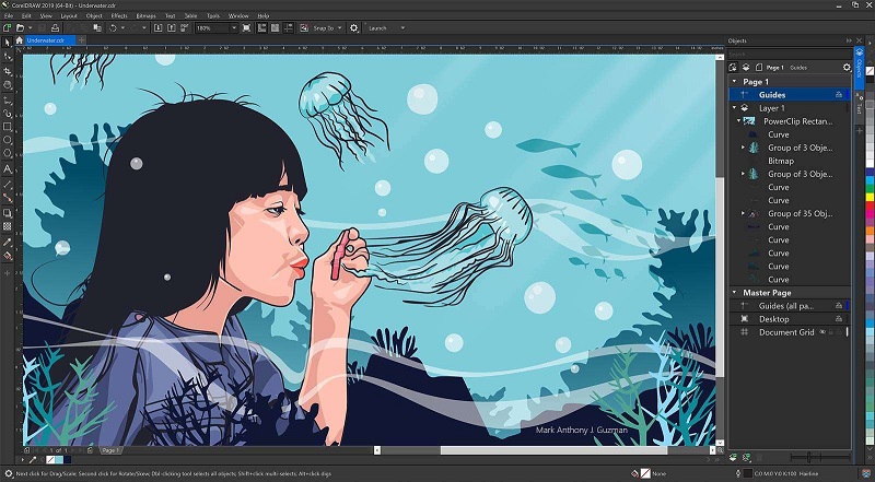 Các tính năng nổi bật khiến CorelDRAW 2019